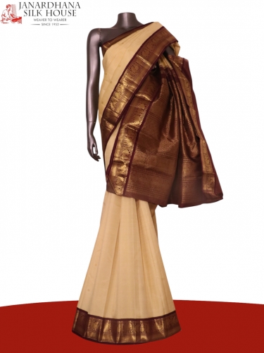 Pure Handloom Kanjeevaram Silk Saree